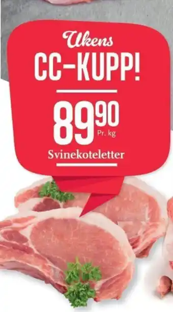 CC Mat Svinekoteletter tilbud