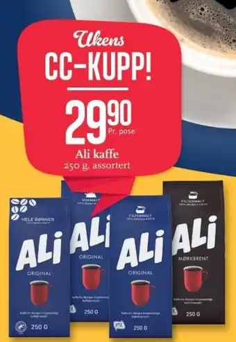 CC Mat Ali kaffe tilbud