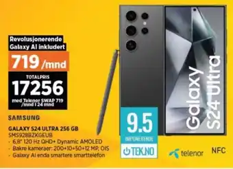 POWER SAMSUNG GALAXY S24 ULTRA 256 GB SMS928BZKGEUB tilbud