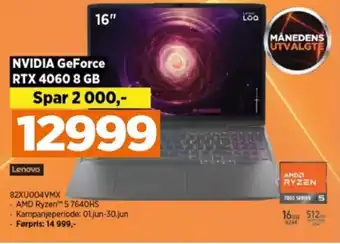 POWER Lenovo 82XU004VMX tilbud