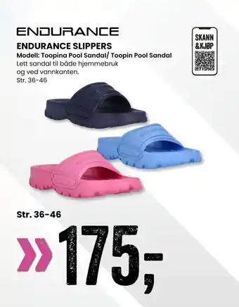 Sport Outlet ENDURANCE SLIPPERS tilbud