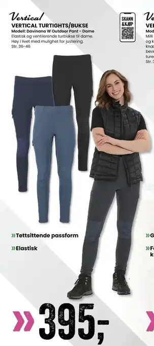 Sport Outlet VERTICAL TURTIGHTS/BUKSE tilbud
