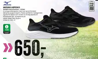 Sport Outlet MIZUNO LØPESKO tilbud