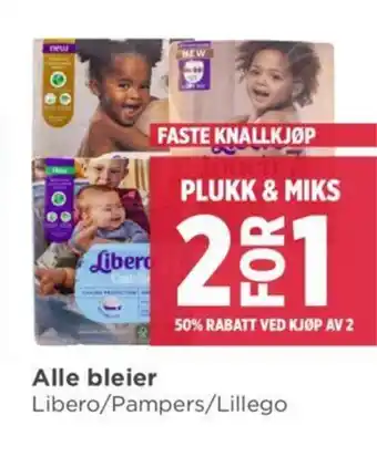 Meny Alle bleier tilbud