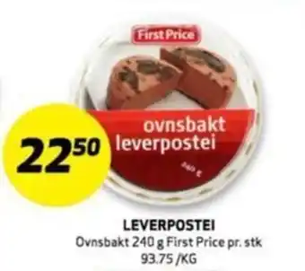 Bunnpris LEVERPOSTEI tilbud