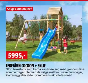 Bauhaus LEKETÅRN COCOON + SKLIE tilbud