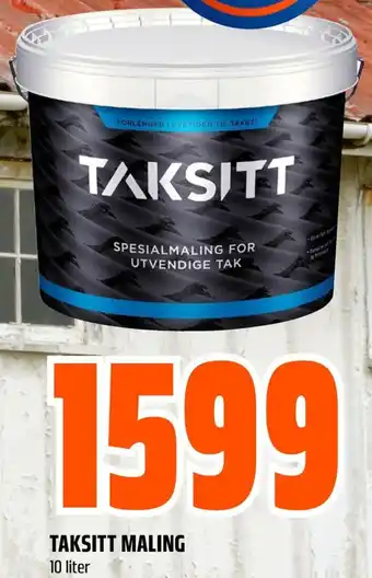 Obs Bygg TAKSITT MALING tilbud
