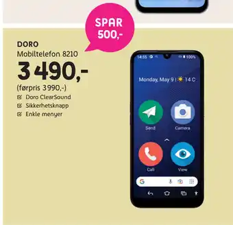 ELON DORO Mobiltelefon 8210 tilbud