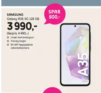 ELON SAMSUNG Galaxy A35 5G 128 GB tilbud