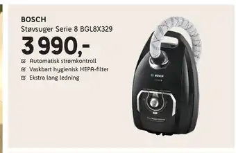 ELON Støvsuger Serie 8 BGL8X329 tilbud