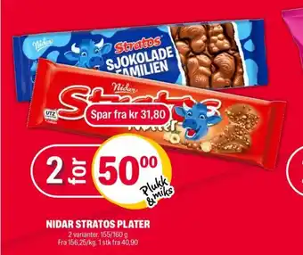 Coop Extra NIDAR STRATOS PLATER tilbud