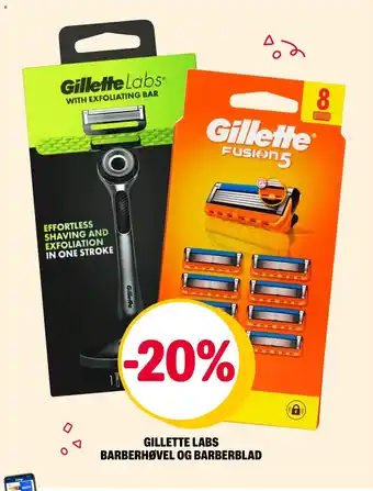 Coop Extra GILLETTE LABS BARBERHØVEL OG BARBERBLAD tilbud