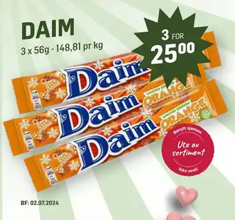 Holdbart DAIM tilbud