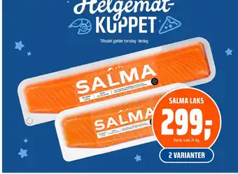 Coop Obs SALMA LAKS tilbud
