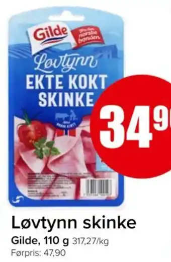 Spar Løvtynn skinke tilbud