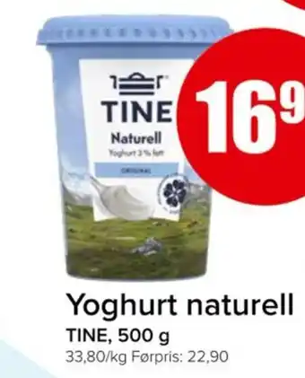 Spar Yoghurt naturell tilbud
