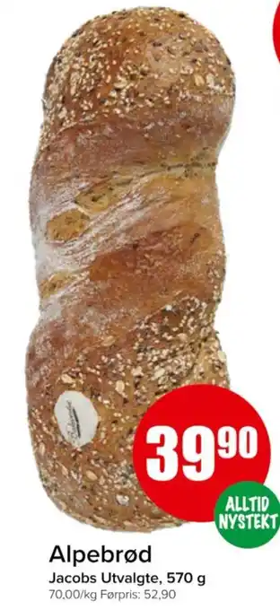 Spar Alpebrød tilbud