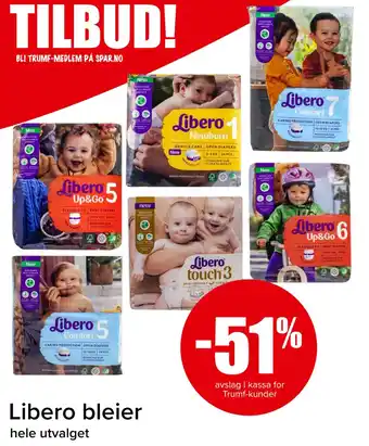 Spar Libero bleier tilbud