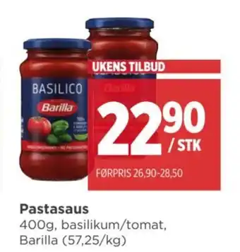 Meny Pastasaus tilbud