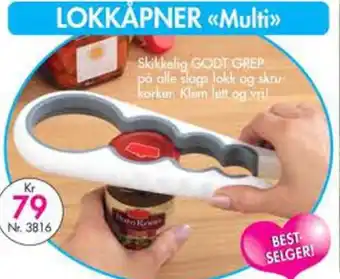 Nyttig LOKKÅPNER Multi tilbud