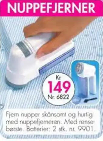 Nyttig NUPPEFJERNER tilbud