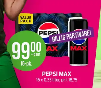 Kiwi PEPSI MAX tilbud