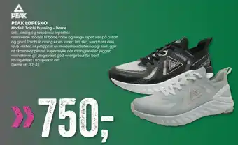 Sport Outlet PEAK LØPESKO tilbud