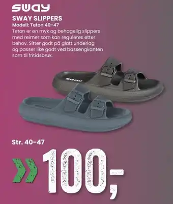 Sport Outlet SWAY SLIPPERS tilbud