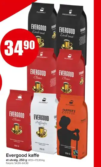 Eurospar Evergood kaffe tilbud