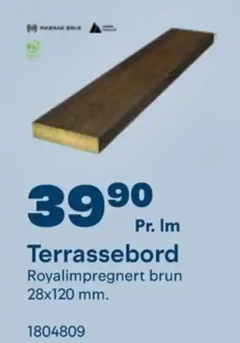 Maxbo Terrassebord tilbud