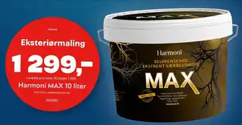 Maxbo Harmoni MAX 10 liter tilbud