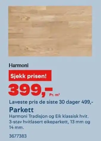 Maxbo Parkett tilbud