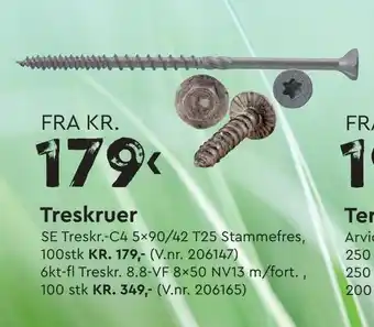 Mekk Treskruer tilbud