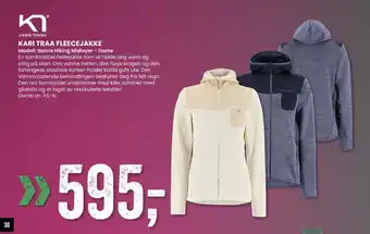 Sport Outlet KARI TRAA FLEECEJAKKE tilbud
