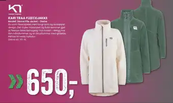 Sport Outlet KARI TRAA FLEECEJAKKE tilbud