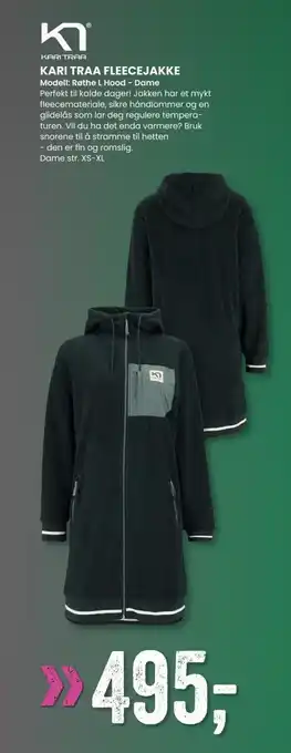 Sport Outlet KARI TRAA FLEECEJAKKE tilbud