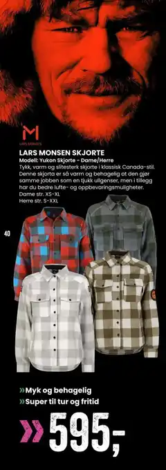 Sport Outlet LARS MONSEN SKJORTE tilbud
