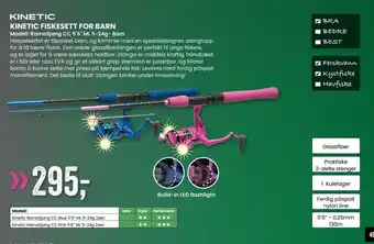 Sport Outlet KINETIC FISKESETT FOR BARN tilbud