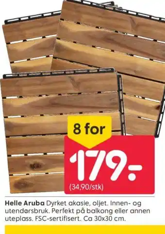 Rusta Helle Aruba tilbud