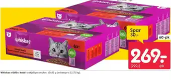 Rusta Whiskas våtfôr, katt tilbud