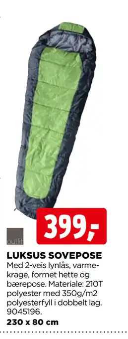 jem & fix LUKSUS SOVEPOSE tilbud