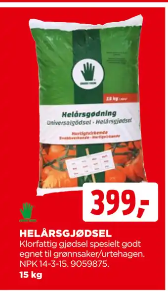 jem & fix HELÅRSGJØDSEL tilbud