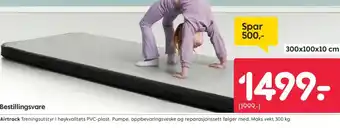 Rusta Airtrack tilbud