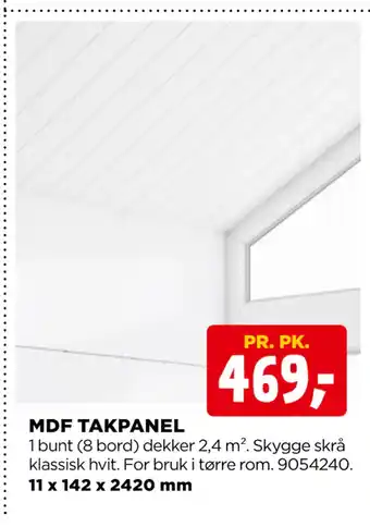jem & fix MDF TAKPANEL tilbud