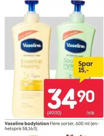 Rusta Vaseline bodylotion tilbud