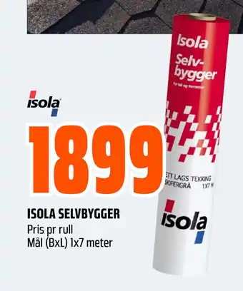 Obs Bygg ISOLA SELVBYGGER tilbud