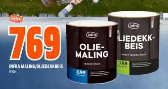 Obs Bygg INFRA MALING/OLJEDEKKBEIS tilbud
