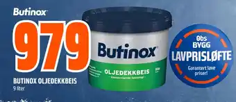 Obs Bygg BUTINOX OLJEDEKKBEIS tilbud