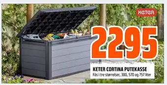 Obs Bygg KETER CORTINA PUTEKASSE tilbud