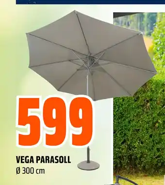 Obs Bygg VEGA PARASOLL tilbud